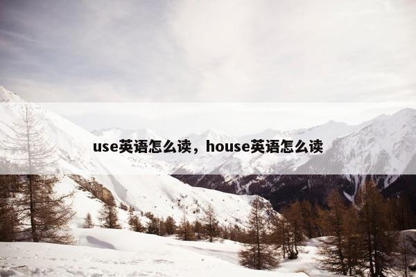 use英语怎么读，house英语怎么读