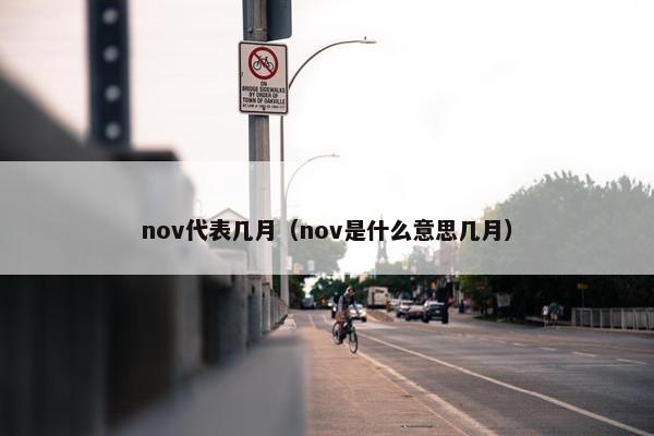 nov代表几月（nov是什么意思几月）