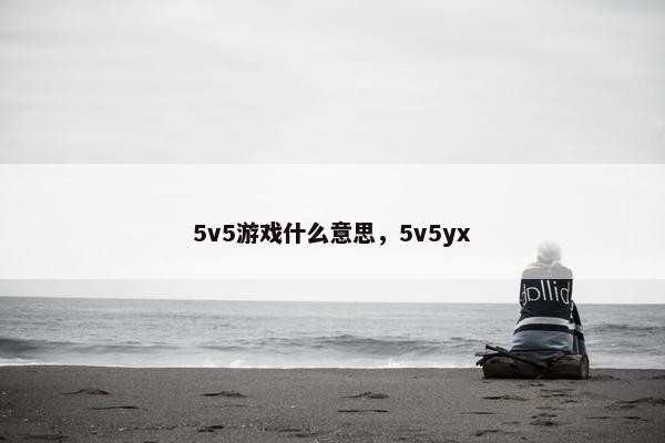 5v5游戏什么意思，5v5yx