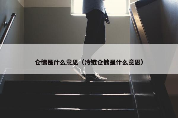 仓储是什么意思（冷链仓储是什么意思）