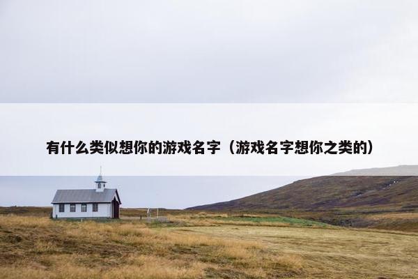 有什么类似想你的游戏名字（游戏名字想你之类的）