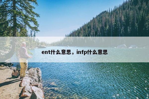 ent什么意思，infp什么意思