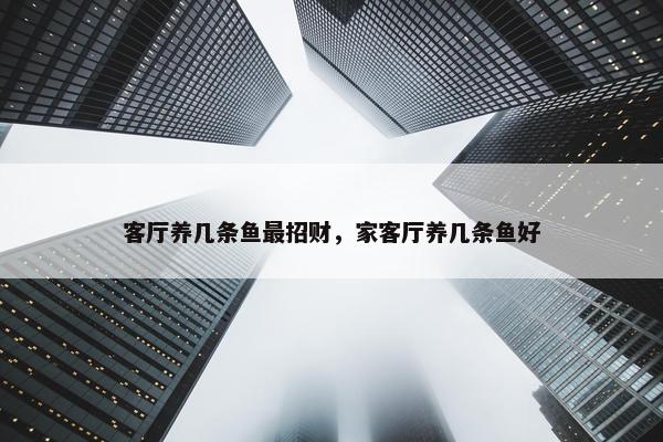 客厅养几条鱼最招财，家客厅养几条鱼好