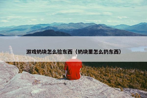 游戏奶块怎么捡东西（奶块里怎么扔东西）