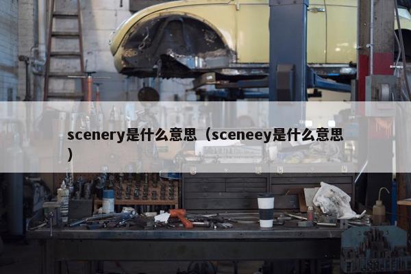 scenery是什么意思（sceneey是什么意思）