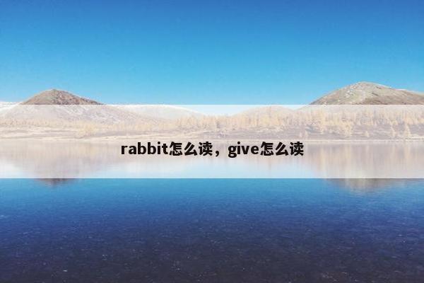 rabbit怎么读，give怎么读