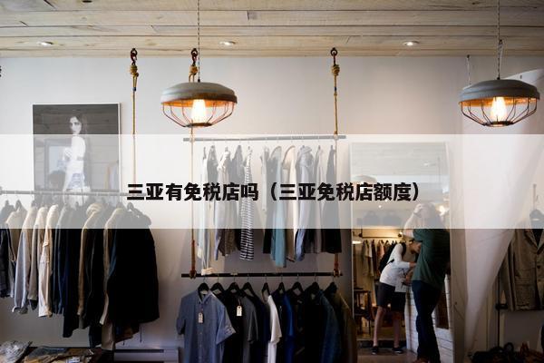 三亚有免税店吗（三亚免税店额度）