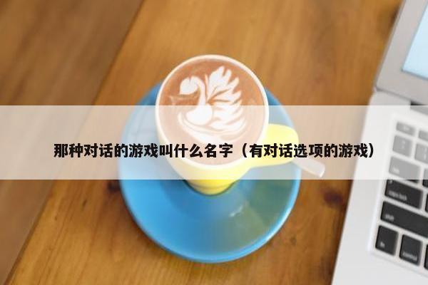 那种对话的游戏叫什么名字（有对话选项的游戏）