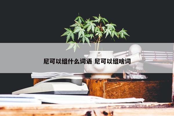 尼可以组什么词语 尼可以组啥词