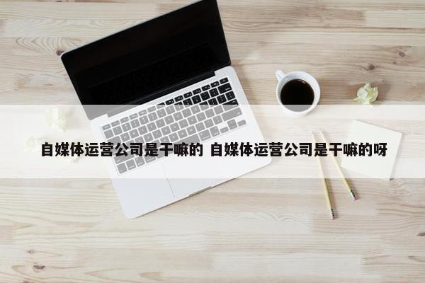 自媒体运营公司是干嘛的 自媒体运营公司是干嘛的呀