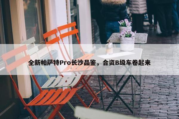 全新帕萨特Pro长沙品鉴，合资B级车卷起来