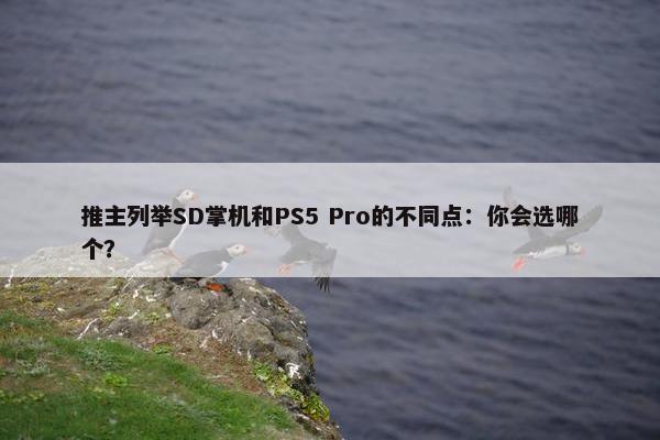 推主列举SD掌机和PS5 Pro的不同点：你会选哪个？