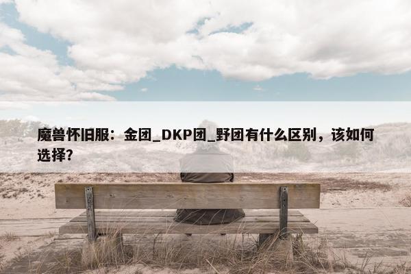 魔兽怀旧服：金团_DKP团_野团有什么区别，该如何选择？