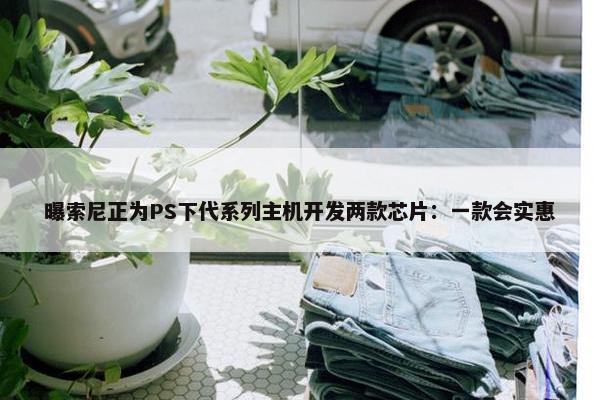 曝索尼正为PS下代系列主机开发两款芯片：一款会实惠