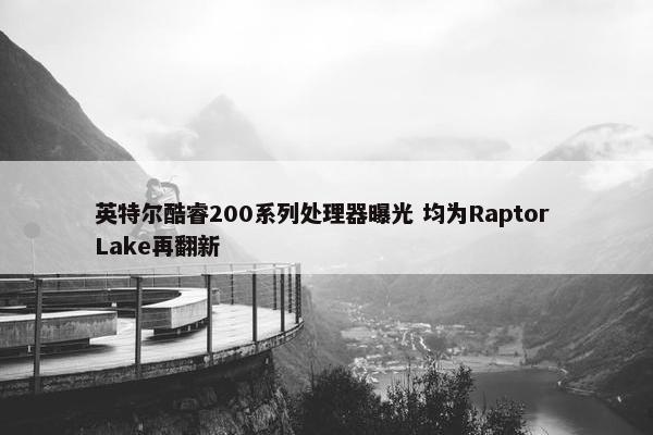 英特尔酷睿200系列处理器曝光 均为Raptor Lake再翻新