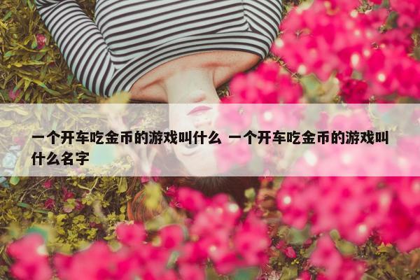 一个开车吃金币的游戏叫什么 一个开车吃金币的游戏叫什么名字