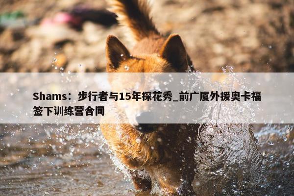 Shams：步行者与15年探花秀_前广厦外援奥卡福签下训练营合同