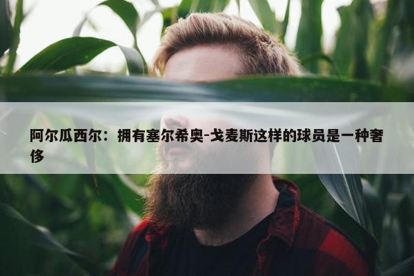 阿尔瓜西尔：拥有塞尔希奥-戈麦斯这样的球员是一种奢侈